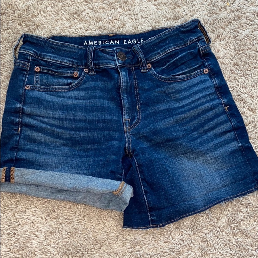 american eagle denim shorts